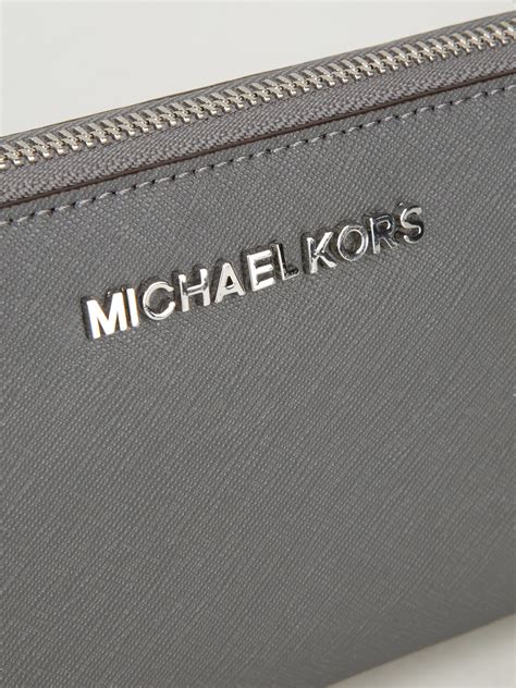 grey michael kors wallet|michael kors optic white wallet.